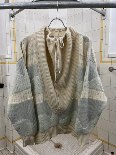 1980s Marithe Francois Girbaud x Maillaparty Cloud Knit Sweater - Size M