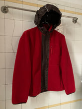 Load image into Gallery viewer, aw2000 Issey Miyake Red Fleece Technical Jacket - Size M