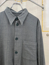 Load image into Gallery viewer, 2000s Armani Faded Blue Woven Pattern Shirt - Size L