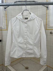 1980s Marithe Francois Girbaud x Closed Sailor Collar Shirt - Size XS