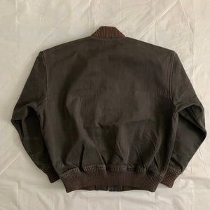 1980s CDGH Dark Grey Bomber Jacket - Size L