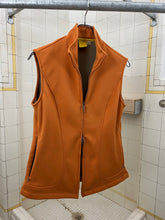 Load image into Gallery viewer, 2000s Mandarina Duck Orange Contemporary Vest - Size XS