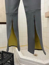 Load image into Gallery viewer, 2000s Mandarina Duck Futuristic Slate Grey Textured Leggings - Size XS