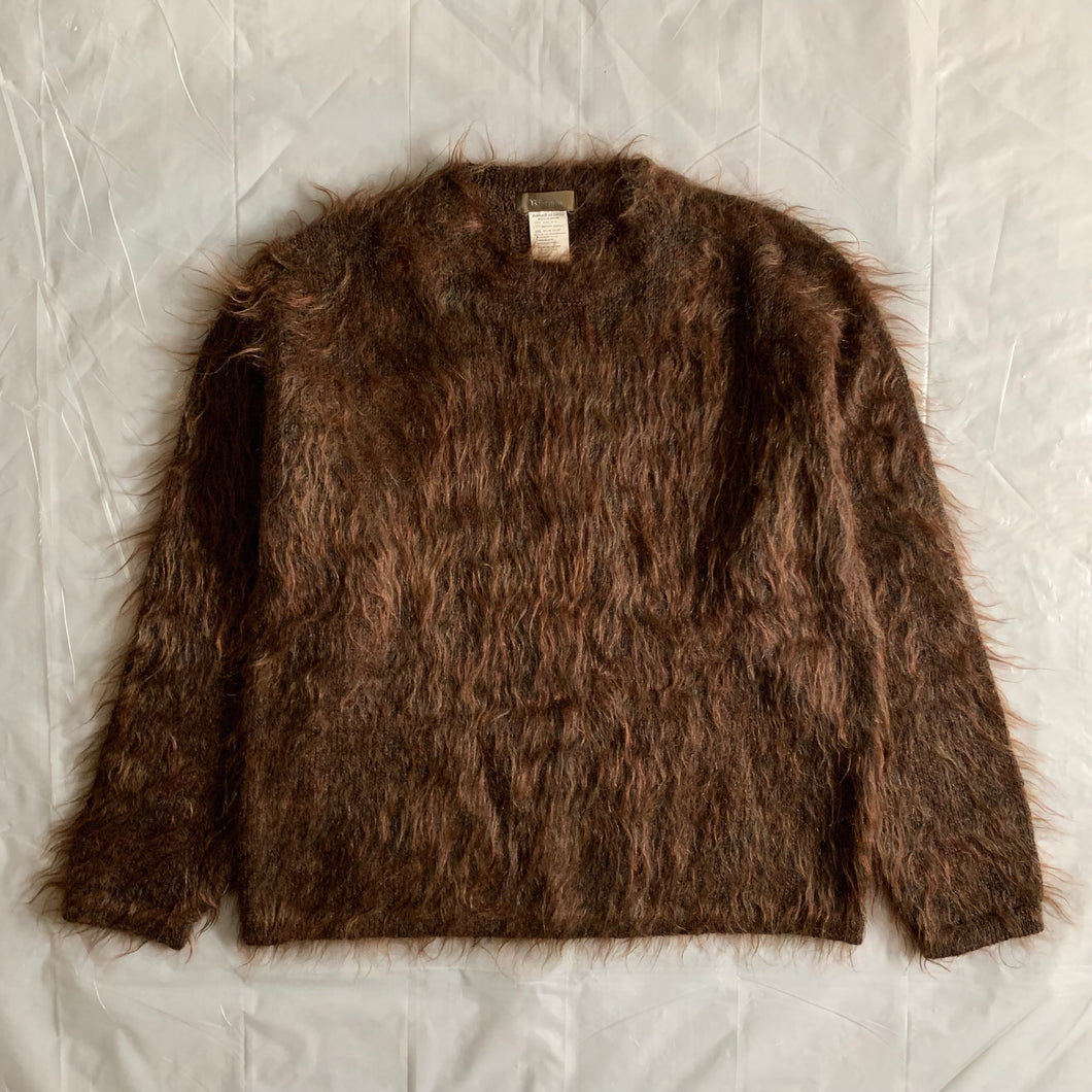 1990s Yohji Yamamoto Brown Mohair Sweater - Size L