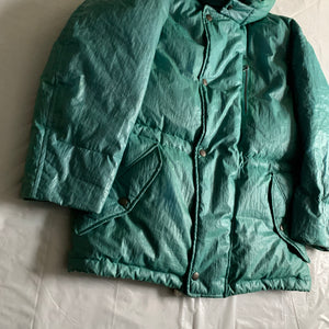 aw1997 Issey Miyake Glacier Blue Down Jacket - Size XL
