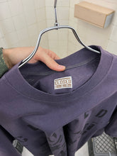 Load image into Gallery viewer, 1980s Marithe Francois Girbaud x Closed Purple Logo Print Tee - Size L