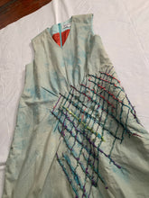 Load image into Gallery viewer, 1990s Vintage Joe Casely Hayford Object Dyed Dress with Slash Embroidery - Size S