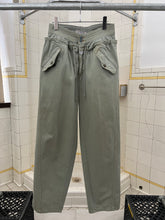 Load image into Gallery viewer, 1980s Marithe Francois Girbaud High Waisted Faux Layered Drawstring Trousers - Size S