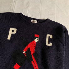 Load image into Gallery viewer, 1980s Vintage Intarsia Porter Knitted Sweater - Size M