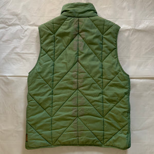 1990s Armani Iridescent Green "For Ice Only" Nylon Hunting Vest - Size L