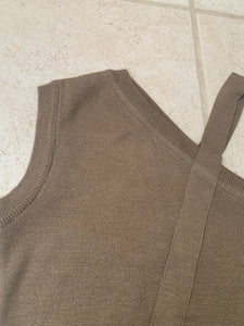 1990s Joe Casely Hayford Asymmetrical Knitted Vest - Size S