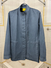 Load image into Gallery viewer, 2000s Mandarina Duck Raw Cut Coated Fabric Shirt Jacket with Contrast Detailing - Size M