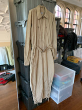 Load image into Gallery viewer, 1990s Armani Light Khaki Belted Military Flight Jumpsuit - Size M