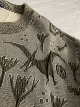Load image into Gallery viewer, ss1986 Issey Miyake Embossed Dinosaur Graphic Sweater - Size M