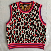 Load image into Gallery viewer, ss2018 CDGH+ Reversible Leopard Print Vest - Size L