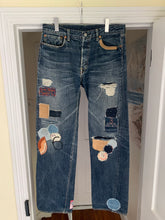 Load image into Gallery viewer, 2000s Yohji Yamamoto x Spotted Horse Repaired Distressed Denim - Size L