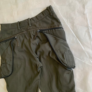 aw2000 Issey Miyake Khaki Hidden Cargo Pants - Size M