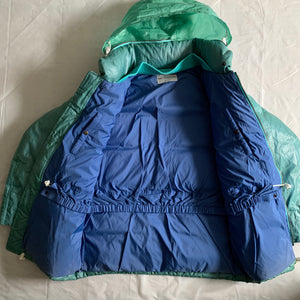 aw1997 Issey Miyake Glacier Blue Down Jacket - Size XL
