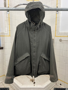 1980s Armani Coated Hooded Light Jacket - Size L