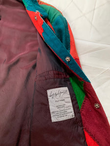 aw2000 Yohji Yamamoto Patchwork Blazer Jacket - Size XL