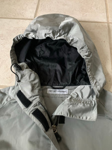 1990s Armani Technical Nylon Hooded Jacket - Size M