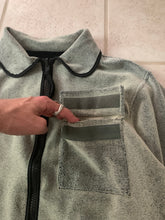 Load image into Gallery viewer, 1990s Griffin Snow Grey Micro-Fleece Jacket with Articulate Sleeves - Size L