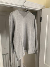 Load image into Gallery viewer, 1990s Katharine Hamnett Heather Grey Articulate Neck and Cuff Ribbing - Size M