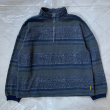 Load image into Gallery viewer, 1980s Armani Graphic Quarter Zip Pullover - Size L