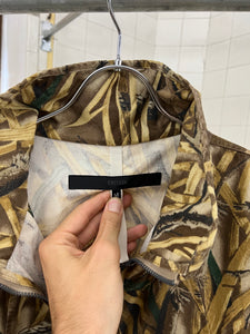 2000s Griffin Wetlands Camo Combat Jacket with Back Pouch Pocket - Size L