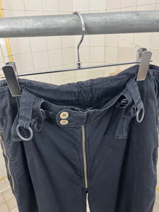 1990s Armani Flight Pants with Zippered Hems - Size L
