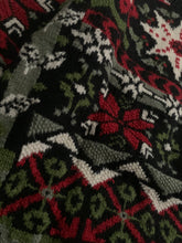 Load image into Gallery viewer, 1990s Katharine Hamnett Graphic Intarsia Turtleneck Sweater - Size XL