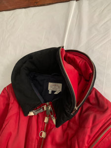 1990s Armani Pillow Neck Bondage Jacket with Removable Sleeves - Size XL