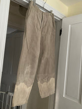 Load image into Gallery viewer, 1980s CDGH Linen Trousers with Bleach Dyed Hems - Size S