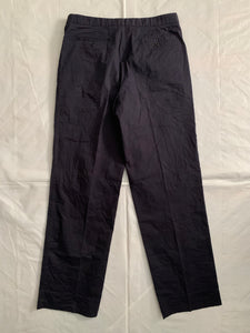 2000s Samsonite Active Wear Black Workpants with Buckle Belt by Neil Barrett - Size L