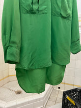 Load image into Gallery viewer, 1980s Katharine Hamnett Green Silk Cargo Shirt - Size M