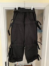 Load image into Gallery viewer, aw2015 Craig Green Black Oversized Bondage Parachute Pants - Size OS