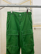 Load image into Gallery viewer, ss2007 Issey Miyake Green Darted Knee Cargo Pants - Size M
