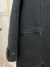 Load image into Gallery viewer, 2000s Mandarina Duck Shoulder &amp; Pocket Slit Padded Long Coat - Size M