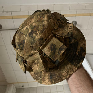 1998 General Research Parasite Camo Cargo Bucket Hat - Size OS