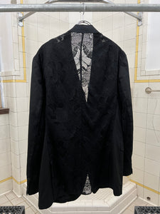 ss2009 Yohji Yamamoto Laced Back and Sleeve Jacket - Size XL