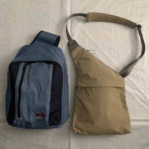 2000s Vintage Nike Beige Shoulder Sling Saddle Bag - Size OS