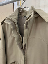 Load image into Gallery viewer, Late 1990s Mandarina Duck Beige Egg Cell Padded Jacket with Removable Hood - Size S