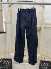 Load image into Gallery viewer, 2000s Armani Navy Futuristic Padded Nylon Pants - Size S