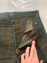 Load image into Gallery viewer, 2000s Vintage APC Crocodile Brushed Cotton Trousers - Size M