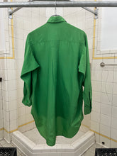 Load image into Gallery viewer, 1980s Katharine Hamnett Green Silk Cargo Shirt - Size M