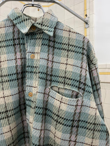 1980s Armani Heavy Weave Pullover Flannel - Size M