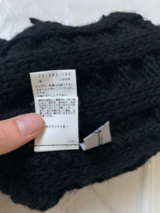 2000s Yohji Yamamoto Textured Knitted Hat - Size M