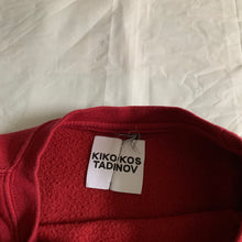 Load image into Gallery viewer, 2015 Kiko Kostadinov x Stussy Red Reconstructed Crewneck Sweater - Size M
