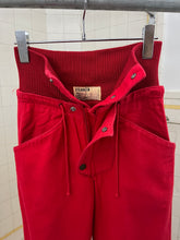 Load image into Gallery viewer, 1980s Marithe Francois Girbaud x Closed Canvas Riding Pants in Red - Size XXS