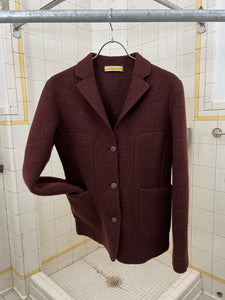 2000s Mandarina Duck Soft Boiled Wool Contemporary Blazer - Size S
